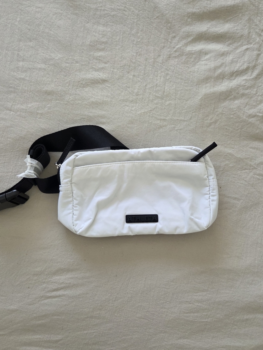 Athleta All About Large Crossbody Belt Bag In White